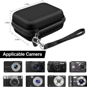 Camera Bags - Camera Bag - Storage Pouch - Storage Box - Carrying and Protective Case for Digital Cameras - Digital Camera Carrying Case - Camera Storage Holder - For Batteries, Cable, Memory Card, Card Reader and Accessories - Black - 12*9*5.5 cm