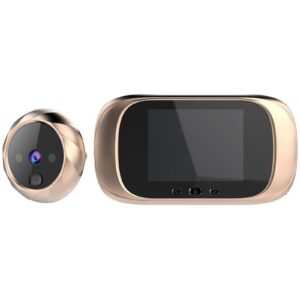 Wireless Digital Door Peephole LCD Display Door Viewer with Camera Home Security System -Gold